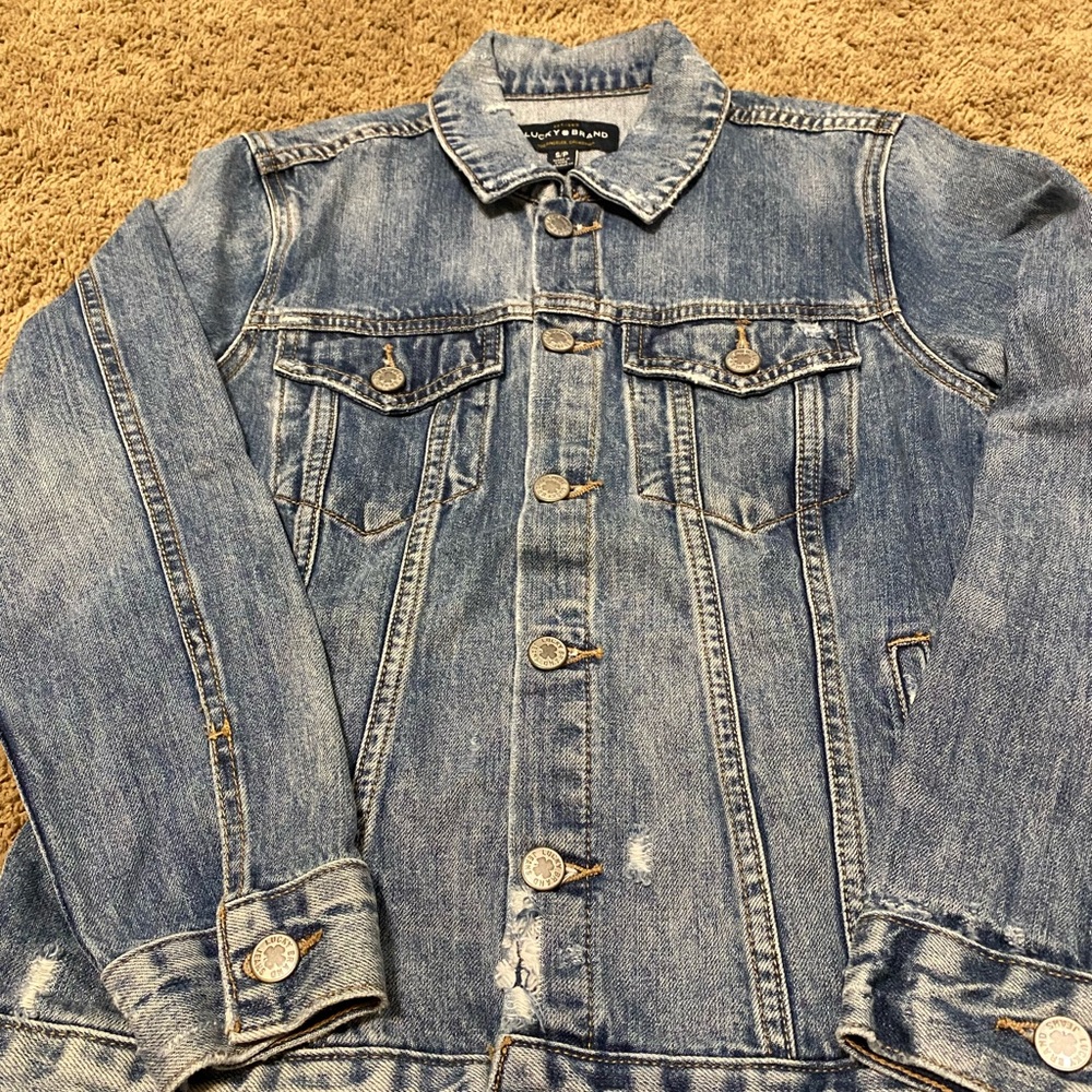 Lucky Brand Jean Jacket Size S EUC